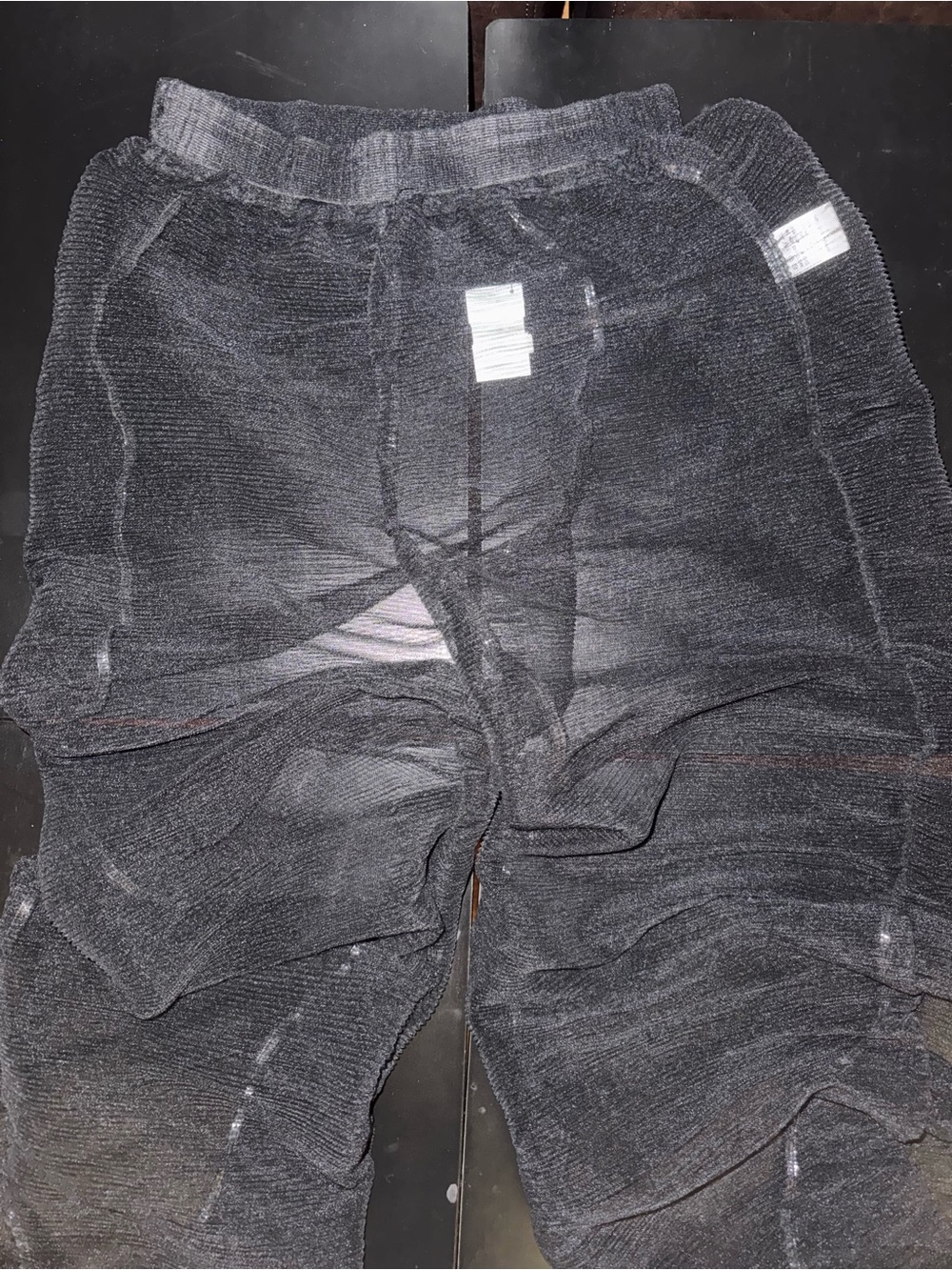 AKIRA Black Sheet Jogger pants